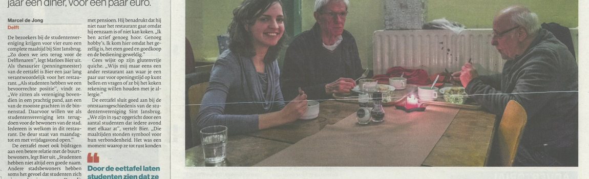 Foto: Artikel Eettafel AD Delft